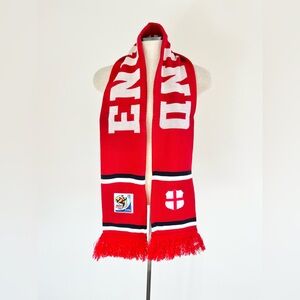National Team England World Cup Football Scarf Fan Gear Soccer Britain FIFA 2010